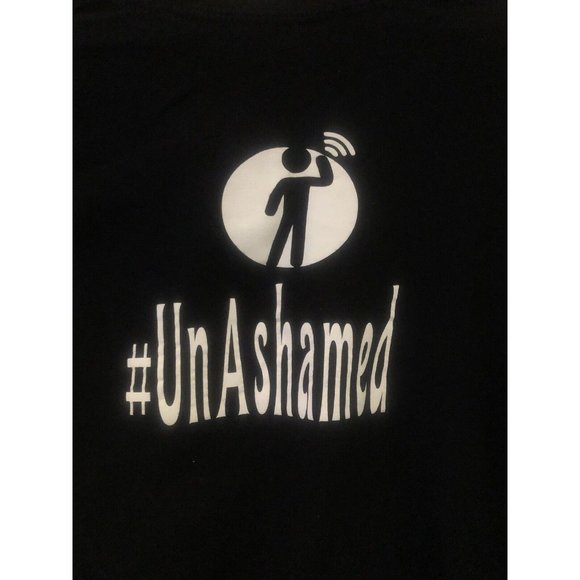 Anytime Any Place Shirt Mens Small Black Short Sleeve - Picture 3 of 7